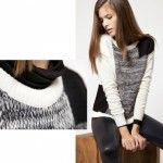 sweater negro y blanco invierno 2014 Giesso