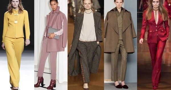Moda - trajes para mujer otoño invierno 2015 - tendencias en trajes para mujer