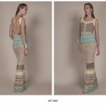 vestidos largos tejidos a crochet Agostina Bianchi verano 2016