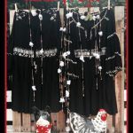vestidos cortos de dia con bordados artesanales Las Dumas invierno 2016