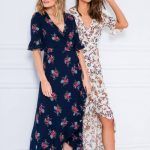 vestidos largos estampados para el dia Doll store primavera verano 2018