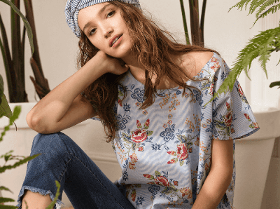 blusas estampadas basic verano 2018 | Notilook - Argentina