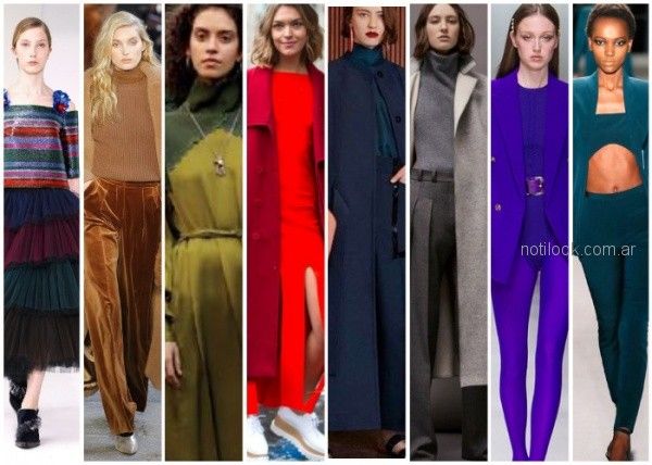 Colores de moda otoño invierno 2018 Notilook - Moda