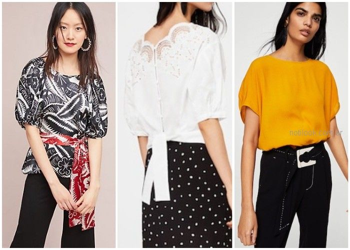 blusas con mangas volumen – de moda verano 2019 Argentina | Notilook - Moda Argentina