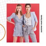 Inversa – vestidos y pantalones a rayas – moda urbana verano 2019