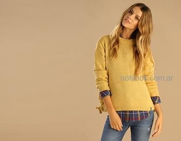 camisa escosesa y lana mujer sail invierno 2019 | Notilook - Moda Argentina