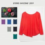 blusa roja lisa Syes invierno 2019