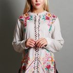 blusa bordada in hilos camisola estilo bohemia Vars otoño invierno 2019