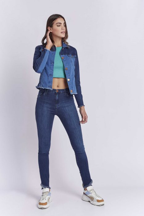 campera de jeans bi tonos Viga Jeans verano 2020