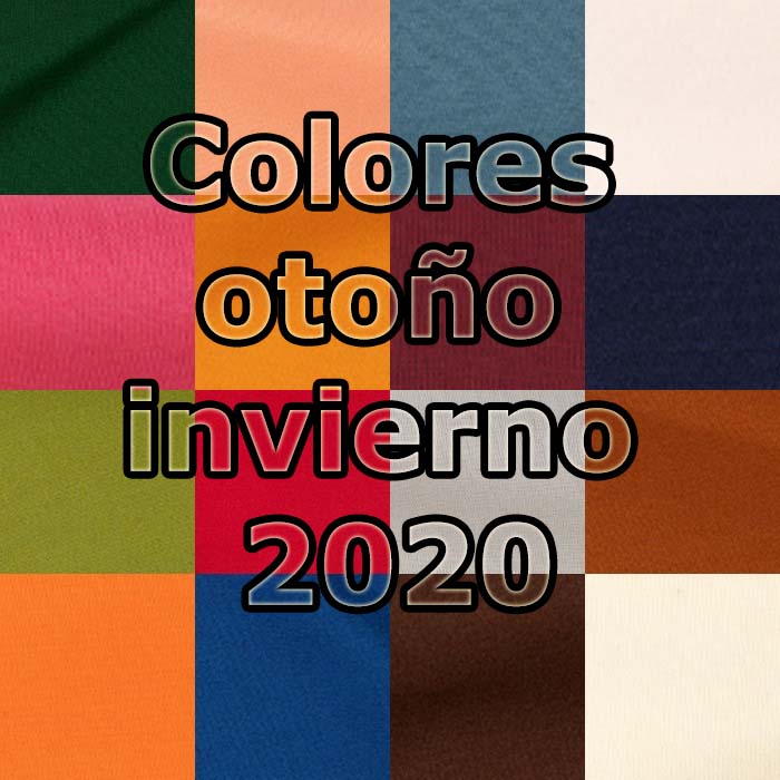 Colores de moda otoño invierno 2020