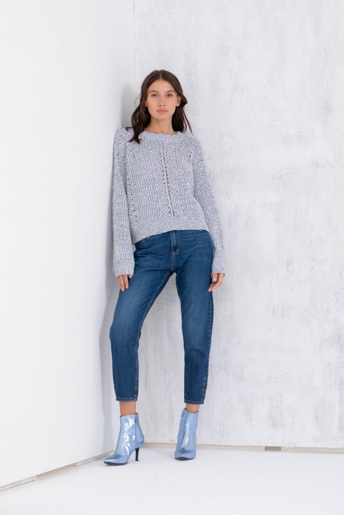 botinetas metalizadas jeans y sweaters Uma invierno 2020