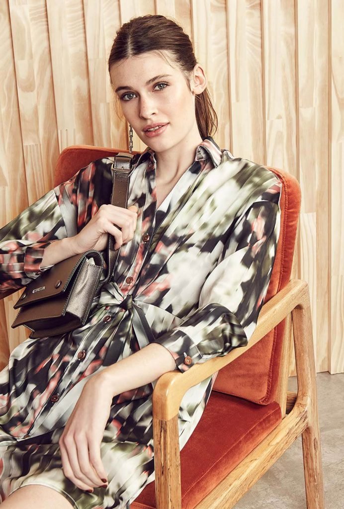 vestido camisero batik mangas largas Vitamina otoño invierno 2020