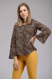 blusa mangas acampanadas mujer Brandel otoño invierno 2020