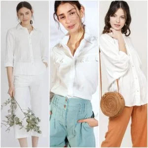 Looks modernos con camisa blanca para mujer verano 2021