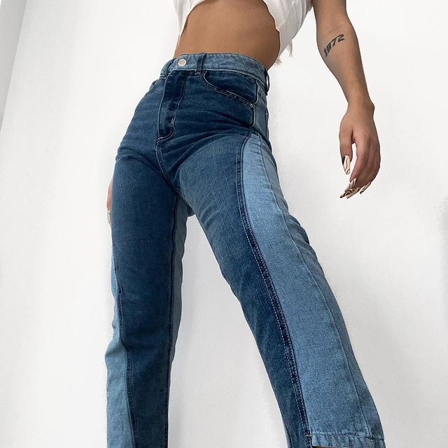 jeans bicolor verano 2022 Embrujo Jeans