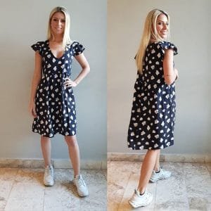 vestido corto estampado verano 2022 Destino collection