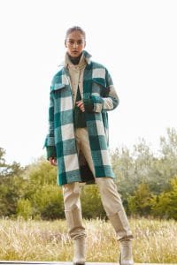 saco a cuadros mujer invierno 2022 delucca