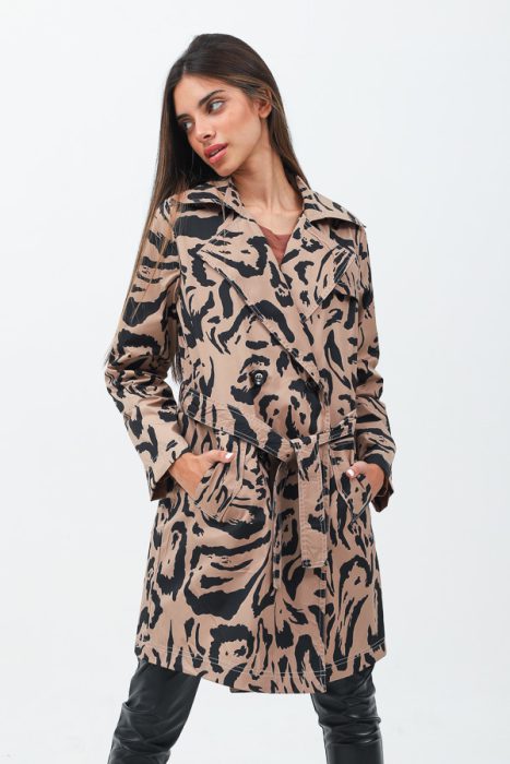 trench animal print sans doute invierno 2022