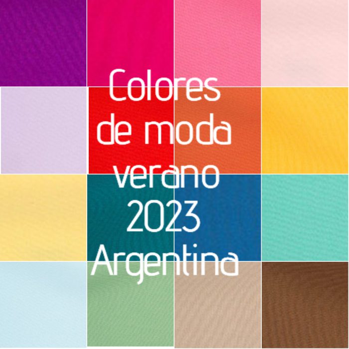 Colores de moda verano 2023 tendencias argentinas