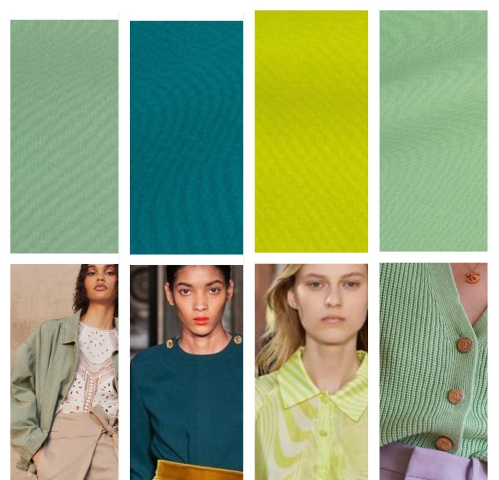 Verdes Colores de moda verano 2023 Argentina
