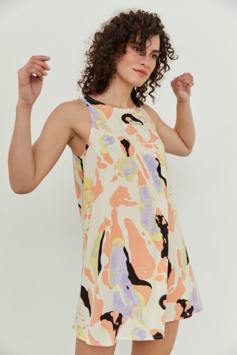BLED verano 2023 vestido fibrana estampado | Notilook - Moda Argentina