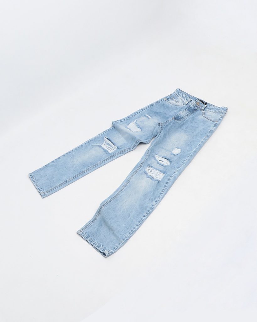 Jeans rectos rotos verano 2023 Osaina
