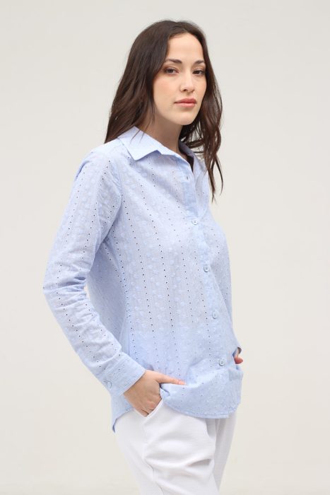 camisa broderie mujer Sans Doute verano 2023