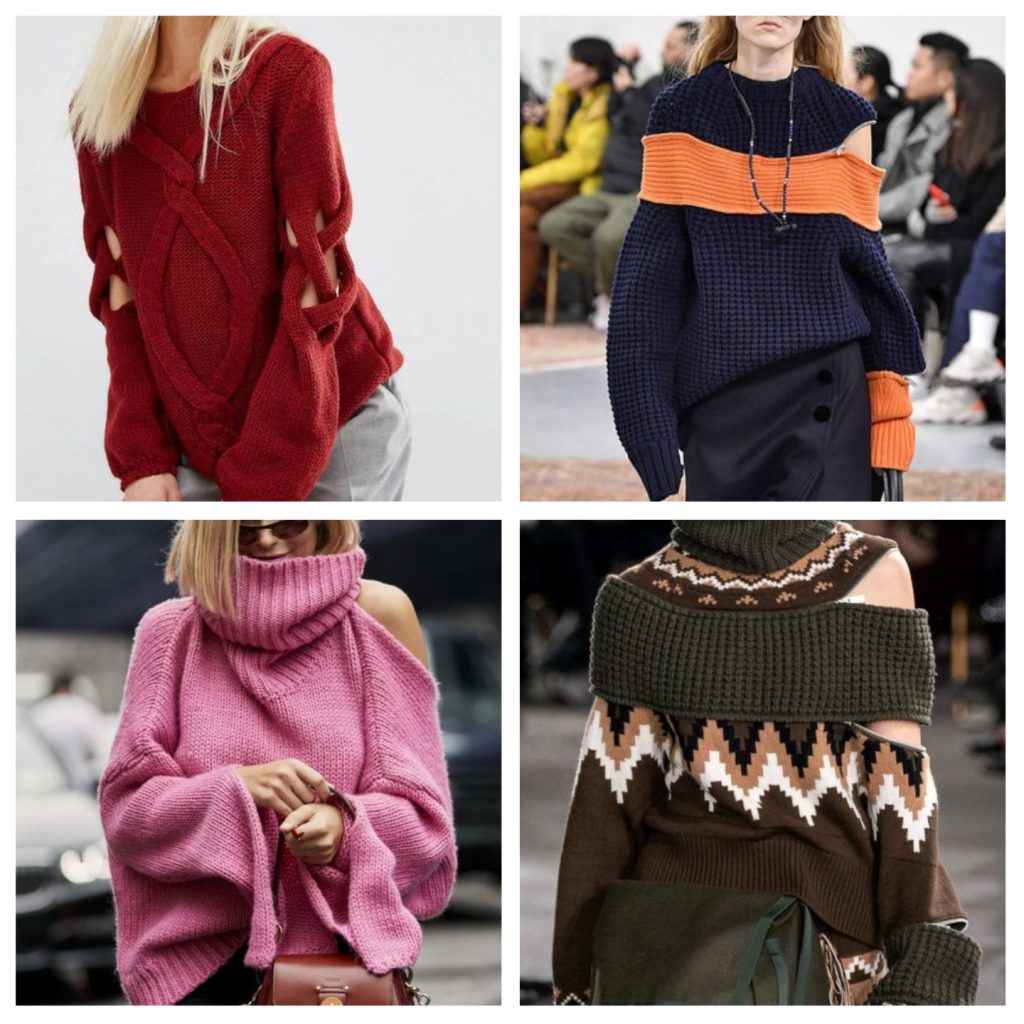 Sweaters con recortes invierno 2023 Moda mujer