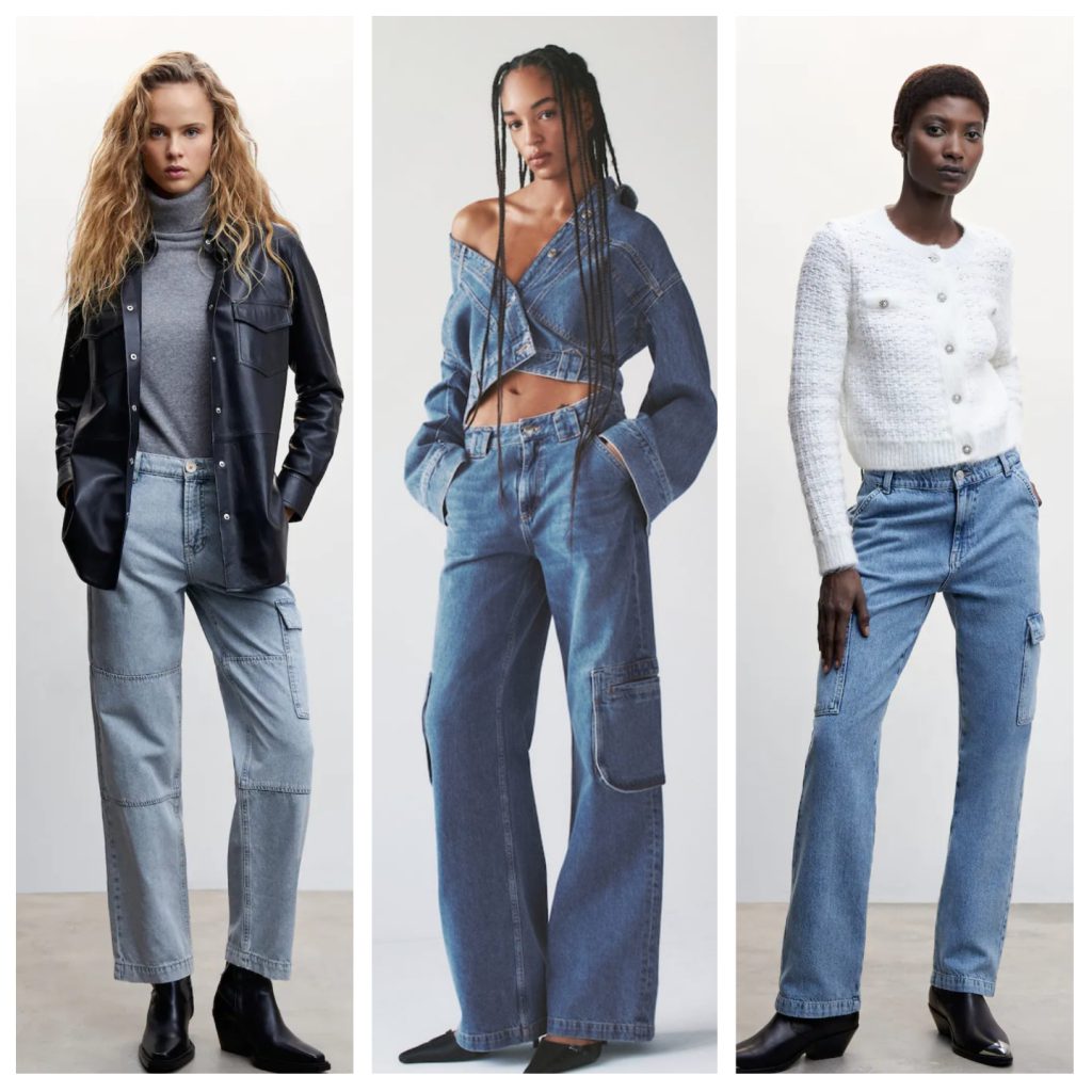 Jeans cargo Moda argentina invierno 2023