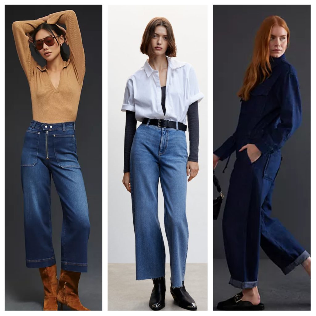 Jeans recortados Moda argentina invierno 2023