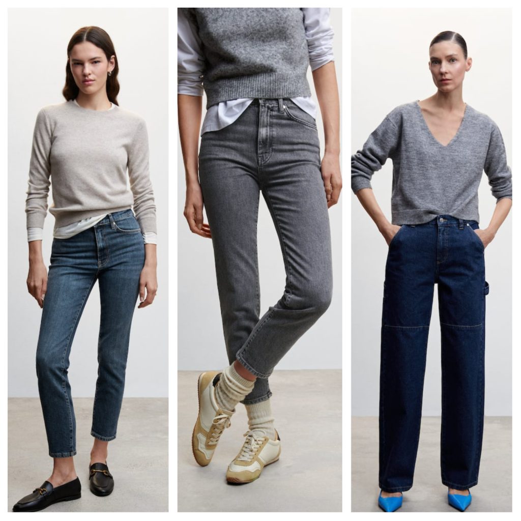 Jeans rectos Moda argentina invierno 2023