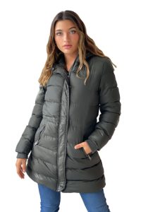 campera inflable negra invierno 2023 Kout