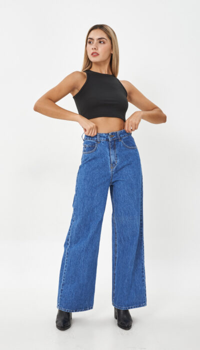 pantalon pata ancha vertu jeans invierno 2023
