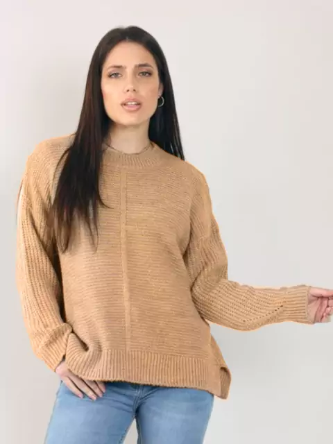 sweater beige invierno 2023 Onyx