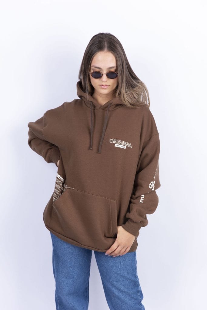 buzo marron invierno 2023 Doll fins