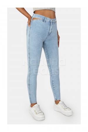 chupin con recortes nahana jeans invierno 2023