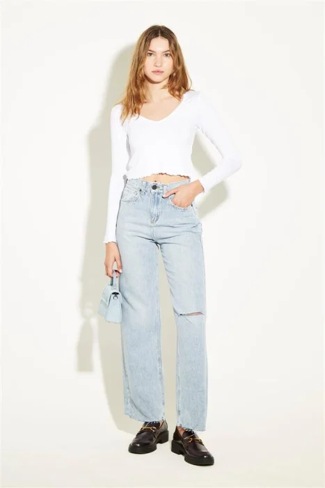 jeans con top mangas largas koxis invierno 2023
