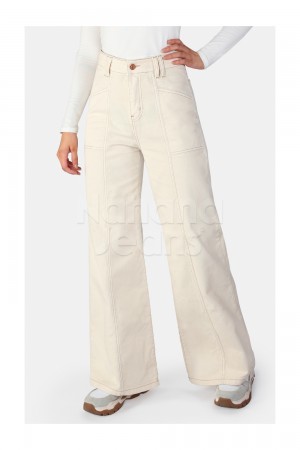 wide leg blanco nahana jeans invierno 2023