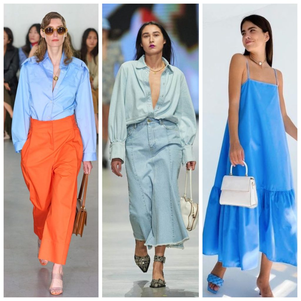 Azules Colores de moda verano 2024 Argentina