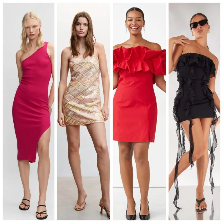 Vestidos para noche de Fiesta verano 2024 Moda Argentina