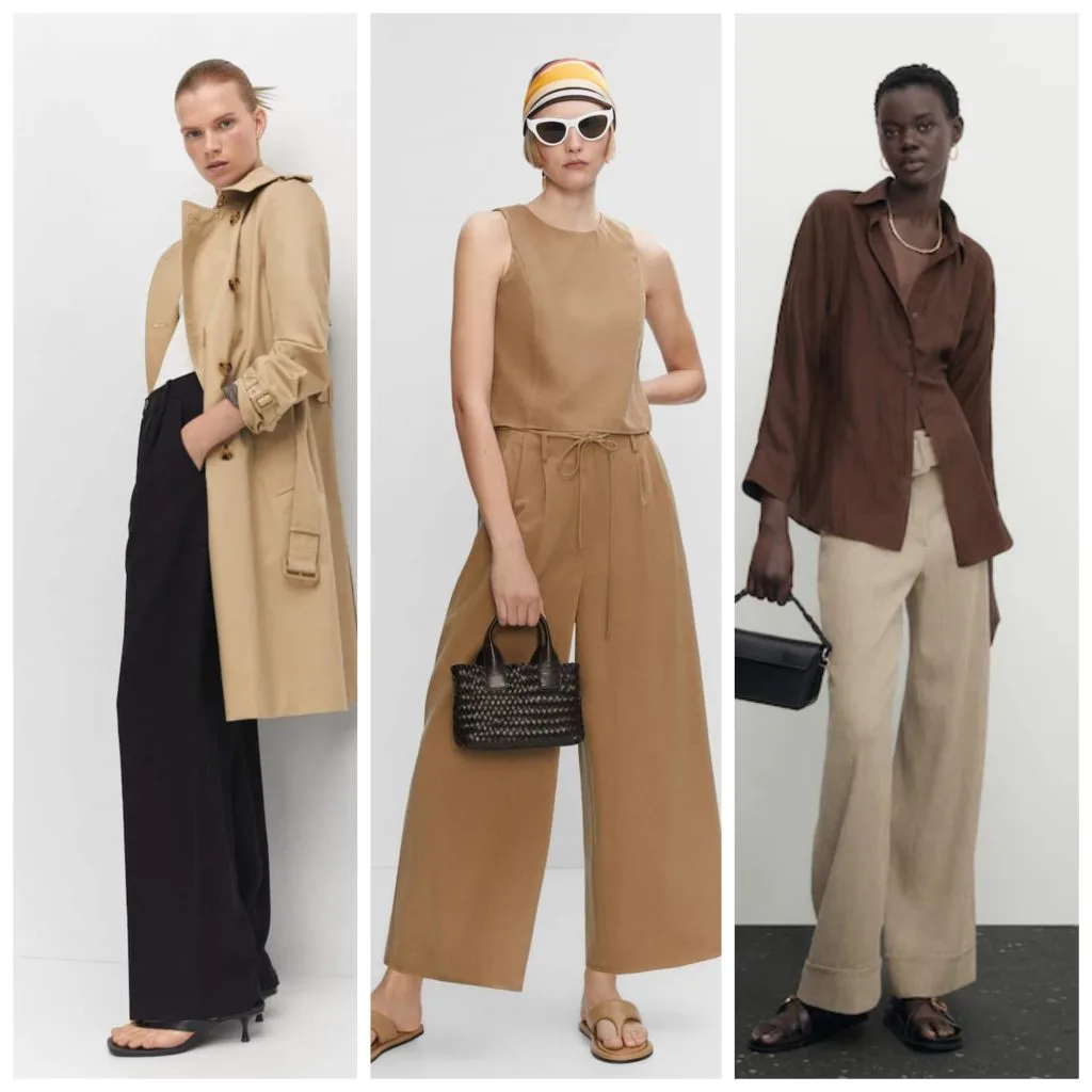 anchos Pantalones de vestir mujer verano 2024