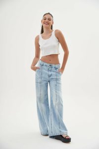 jeans tiro bajo juvenil Diosa luna jeans verano 2024