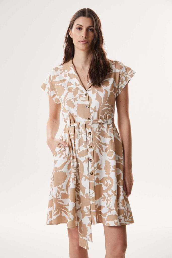 vestido camisero para senoras Etam verano 2024