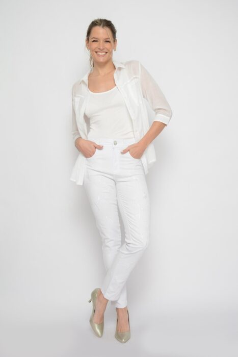 look blanco moravia jeans verano 2024
