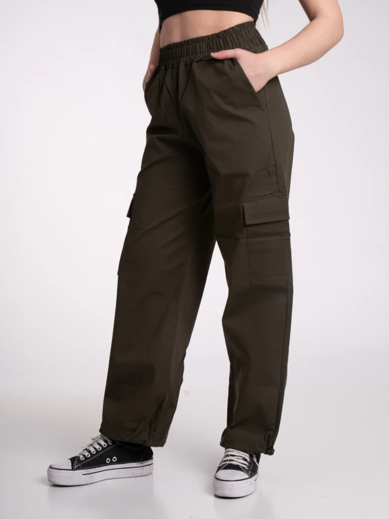 pantalon cargo verde militar invierno 2024 ONYX