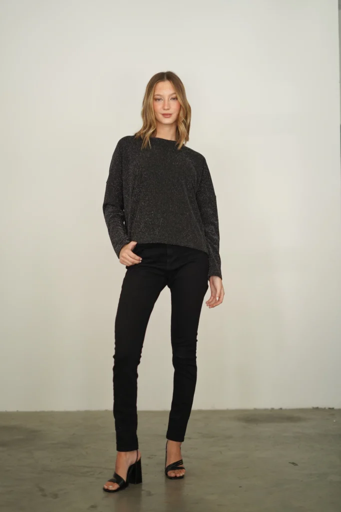 sweater y jean negro invierno 2024 Ylovers