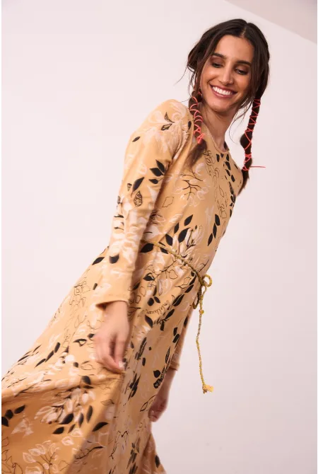 vestido largo invierno 2024 Juana de Arco