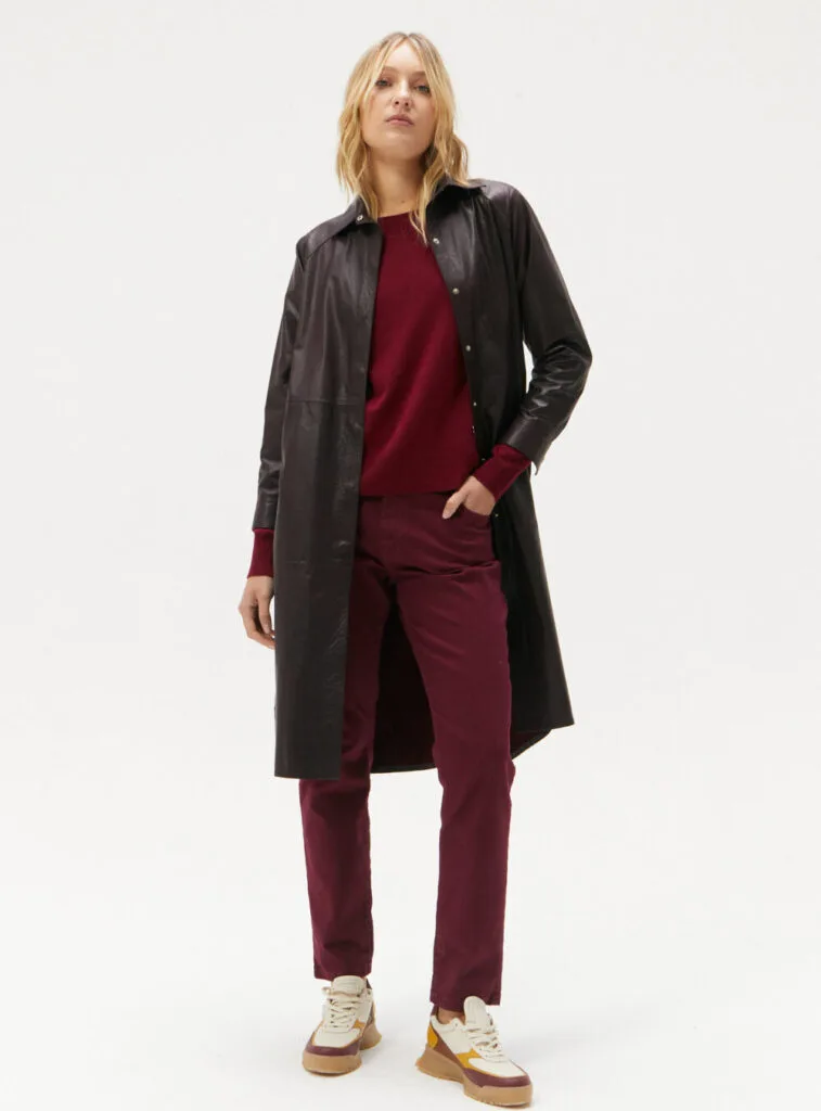 saco simil cuero invierno 2024 Cardon