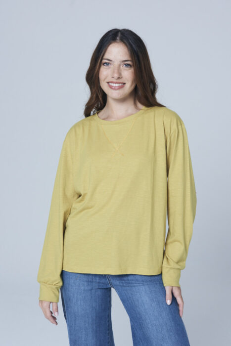 sweter amarillo invierno 2024 WUPPER