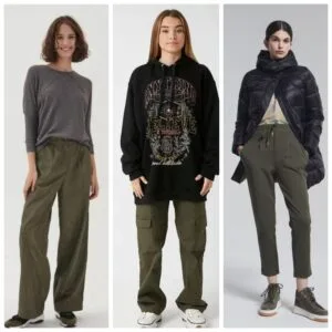 Como combinar pantalon verde militar para invierno